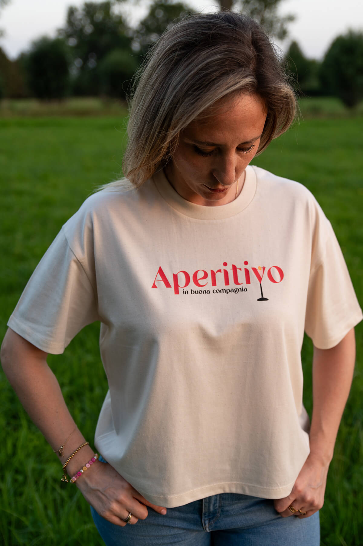 Aperitivo - T-shirt - Beige