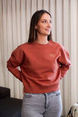 En bonne compagnie sweater - herfstbruin - Mangos on Monday