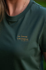 En bonne compagnie - T-shirt - Groen