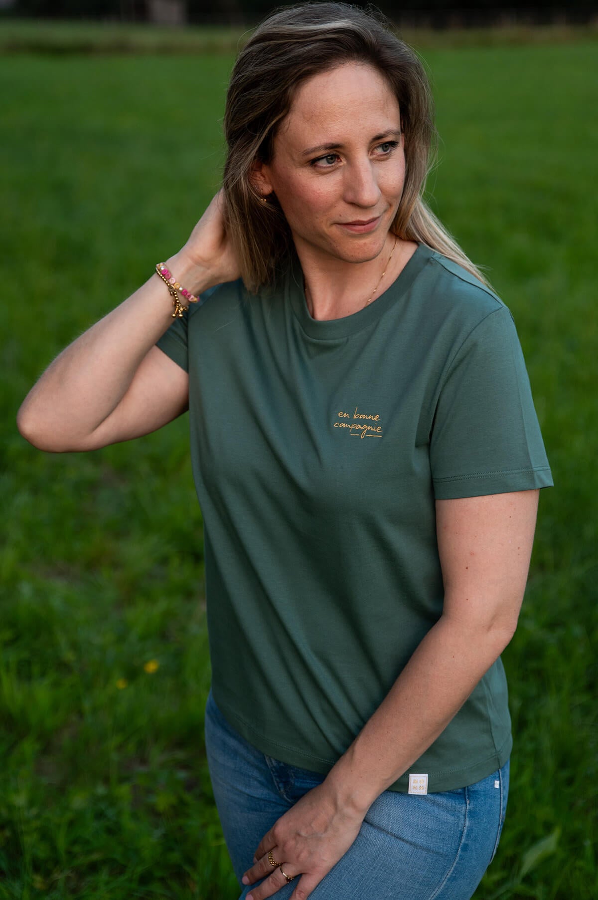 En bonne compagnie - T-shirt - Groen