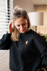 Flaming Heart sweater - Mangos on Monday1