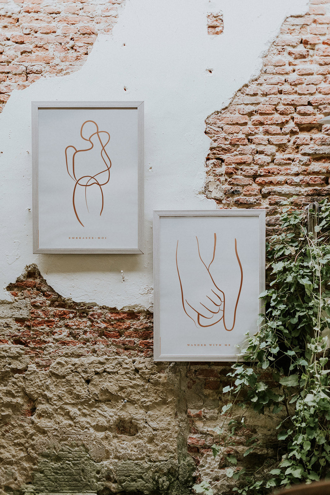 Wander with me & Embrasse-moi - poster - Mangos on Monday