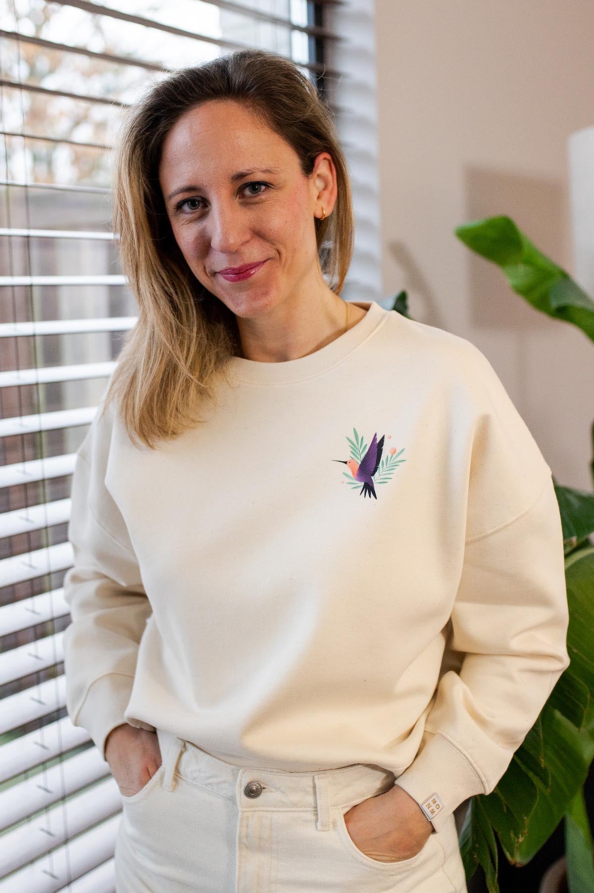 Kolibrie sweater - dames - Mangos on Monday