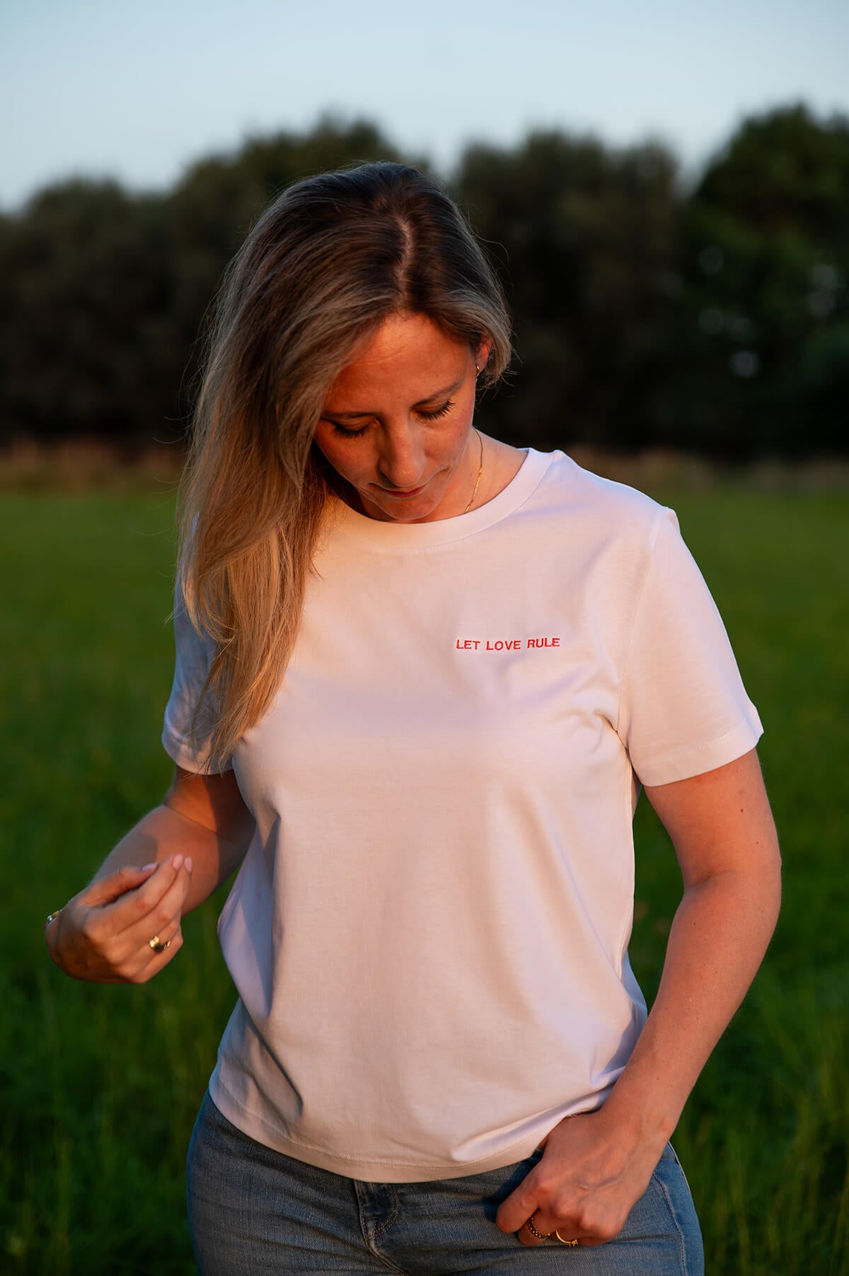 Let Love Rule - t-shirt - wit - Mangos on Monday