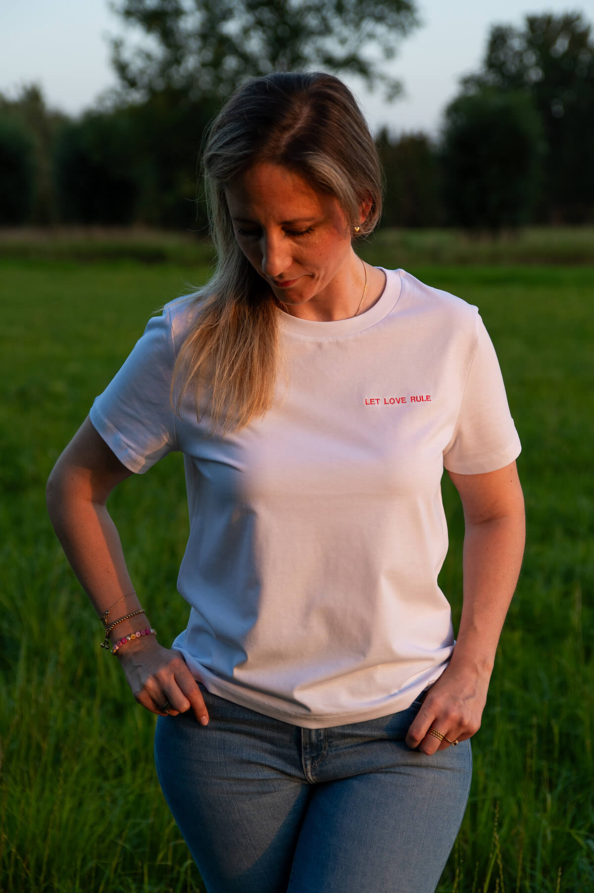 Let Love Rule - t-shirt - wit - Mangos on Monday