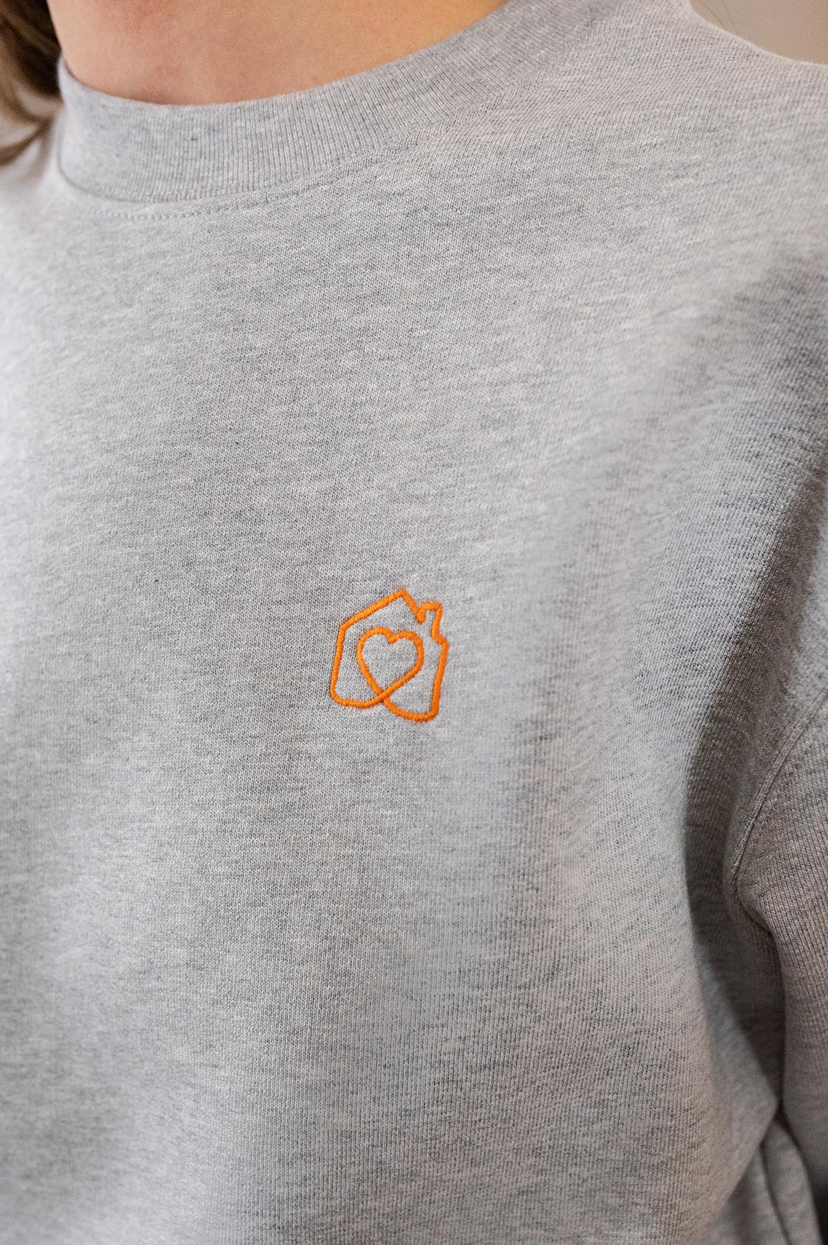 Little Home, Big Love - sweater - lichtgrijs