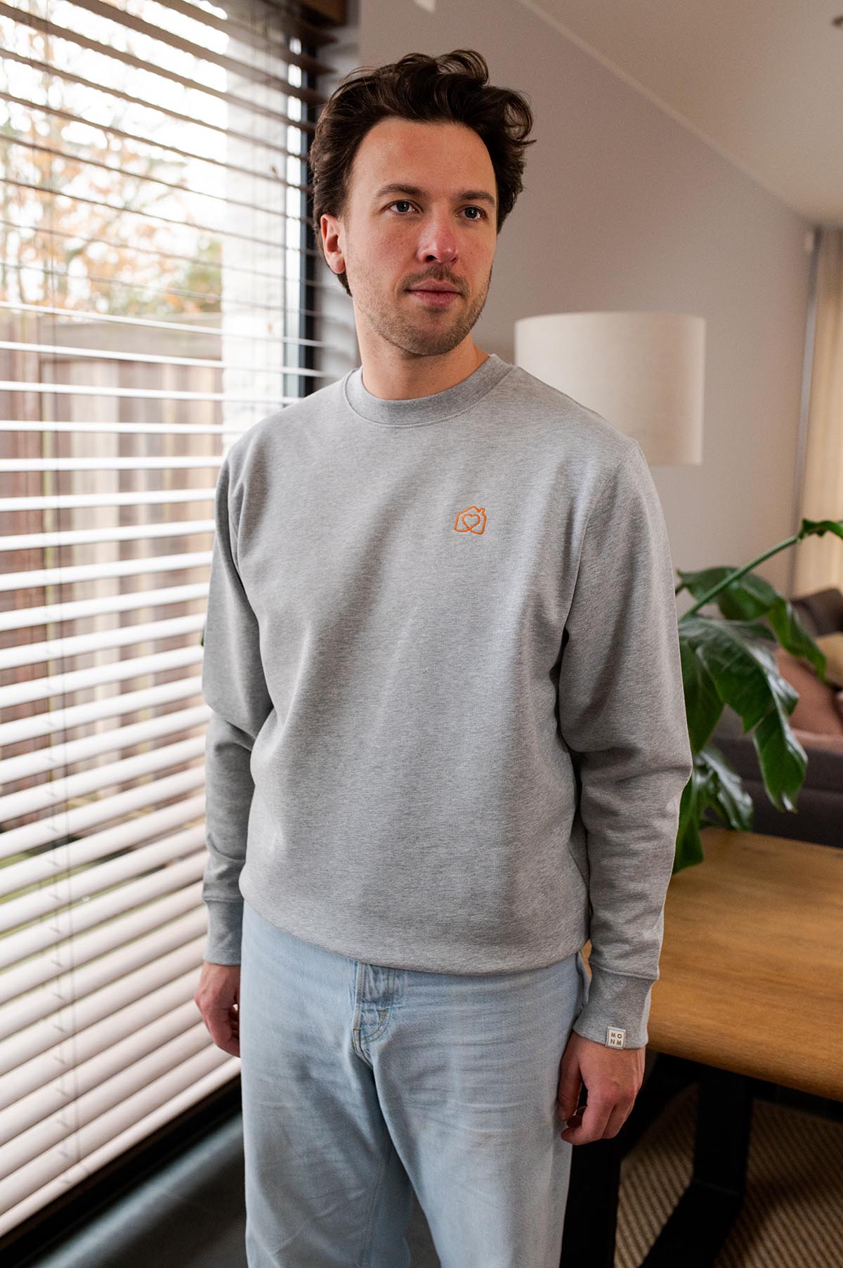 Little Home, Big Love - sweater - lichtgrijs