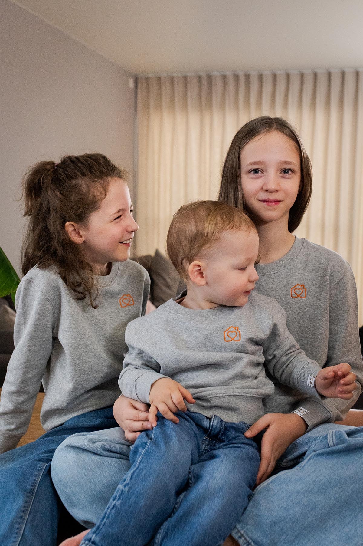 Little Home, Big Love - trui (kinder) - lichtgrijs