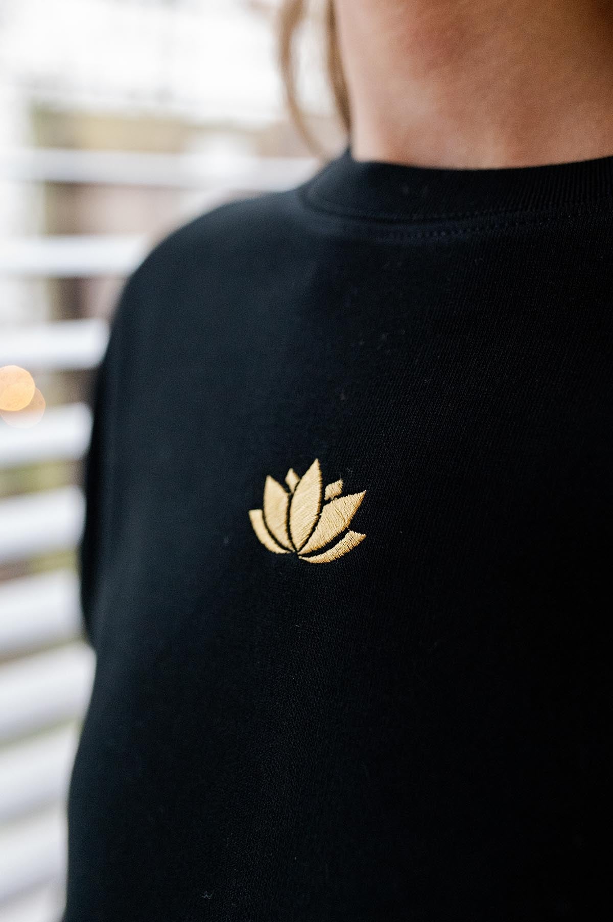 Lotus sweater - Zwart