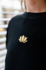 Lotus sweater - Zwart
