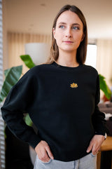 Lotus sweater - Zwart