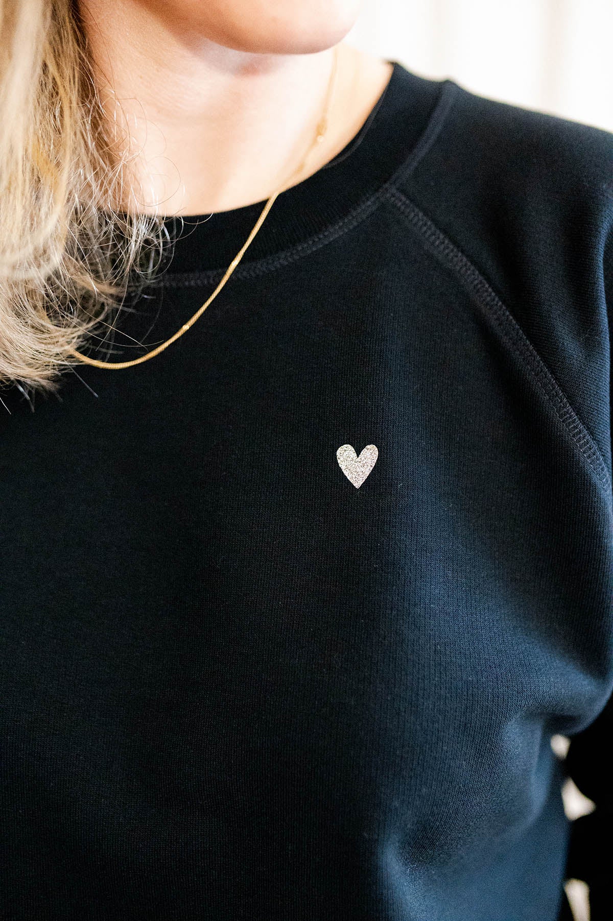 Love sweater - Zwart