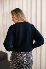 Love sweater - Zwart