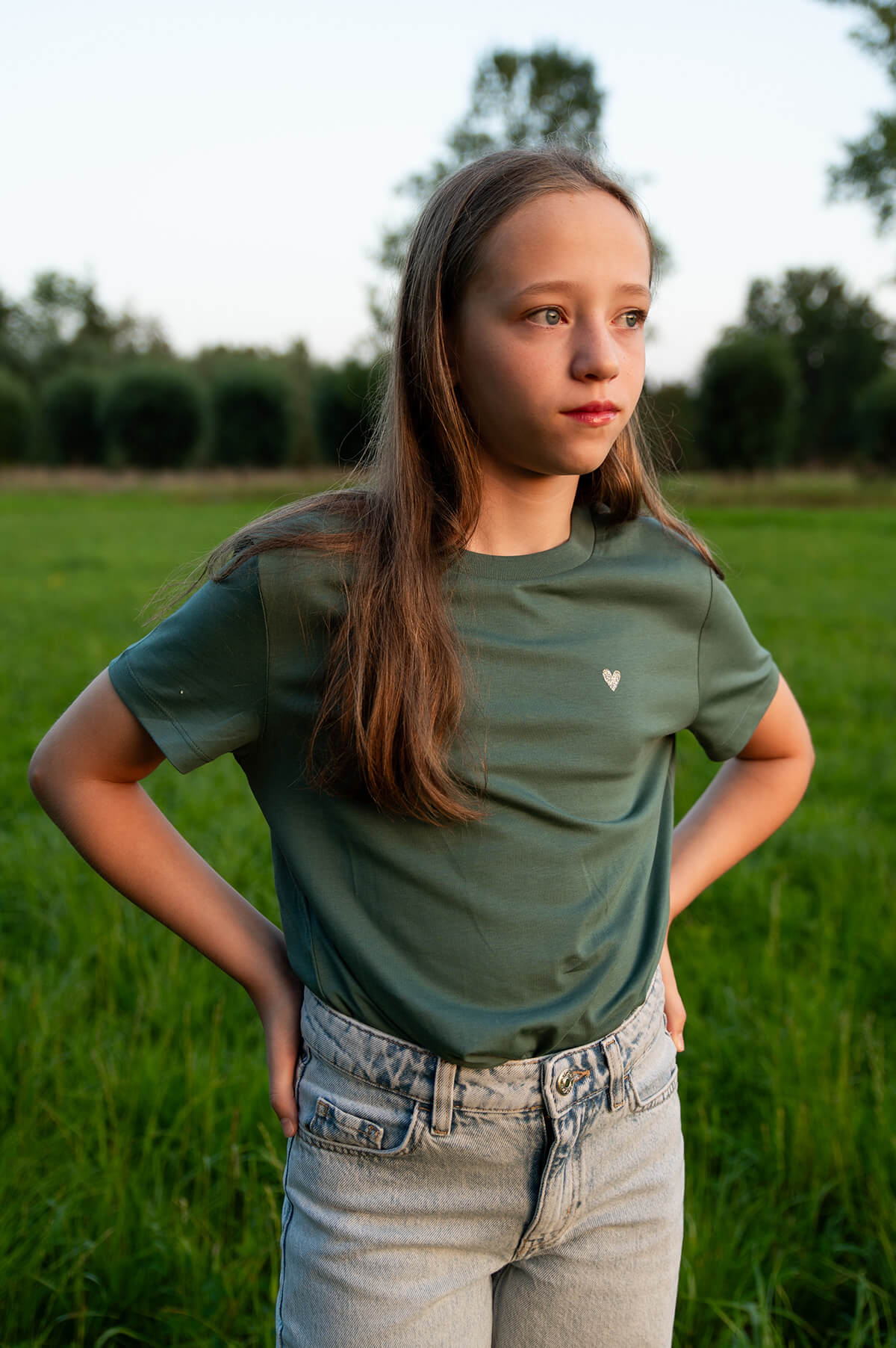 Love - t-shirt - Groen - Mangos on Monday