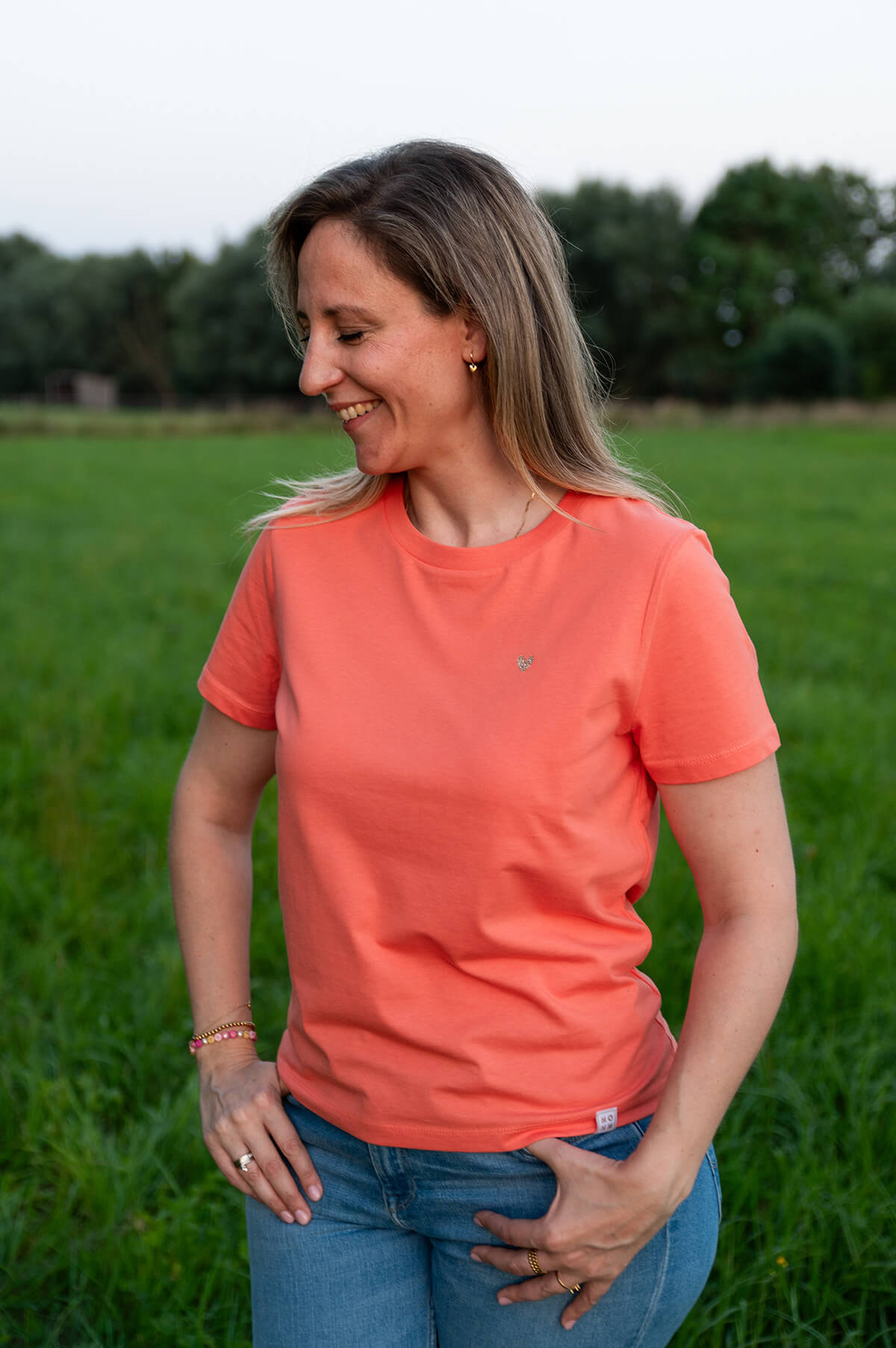 Love - T-shirt - Oranje