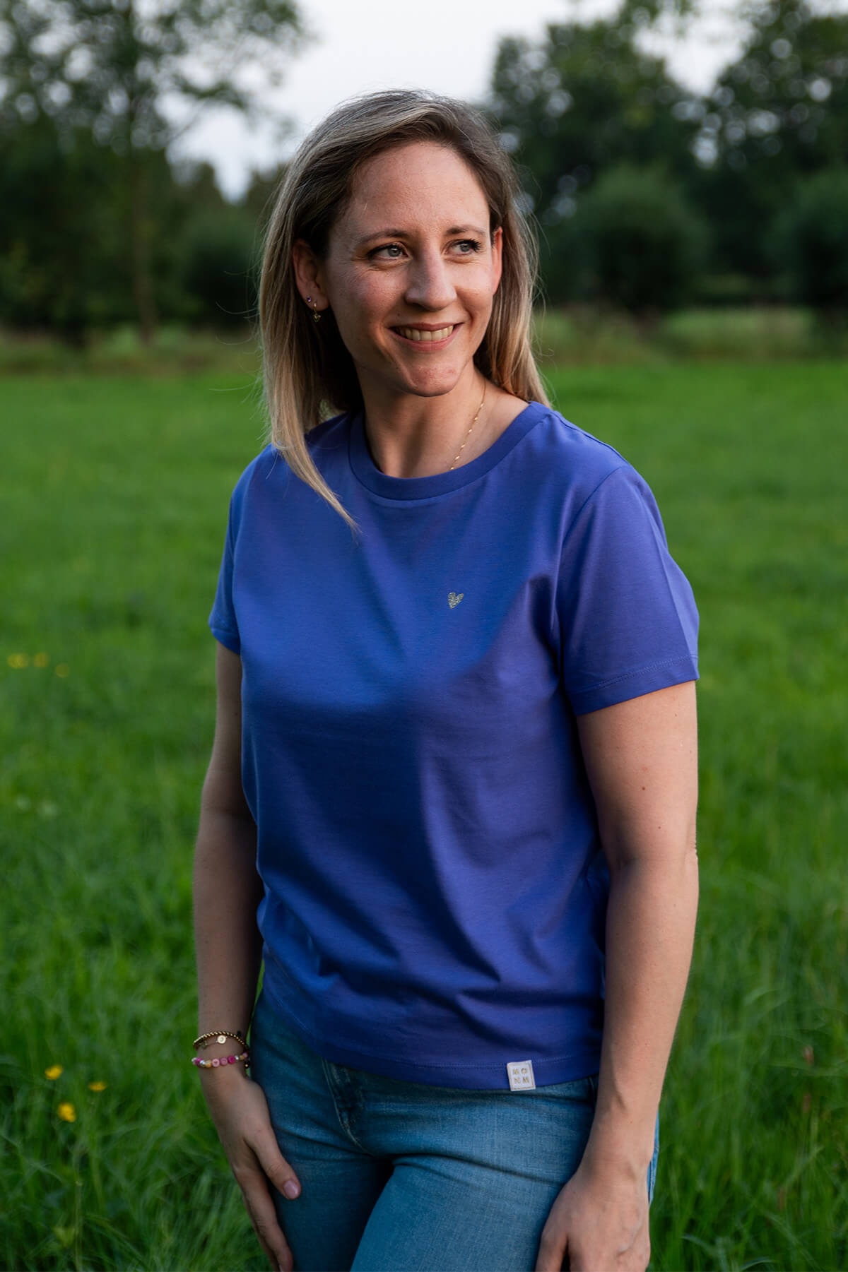 Love - T-shirt - Paars