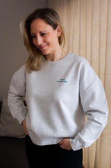 Lucky One - sweater - lichtgrijs