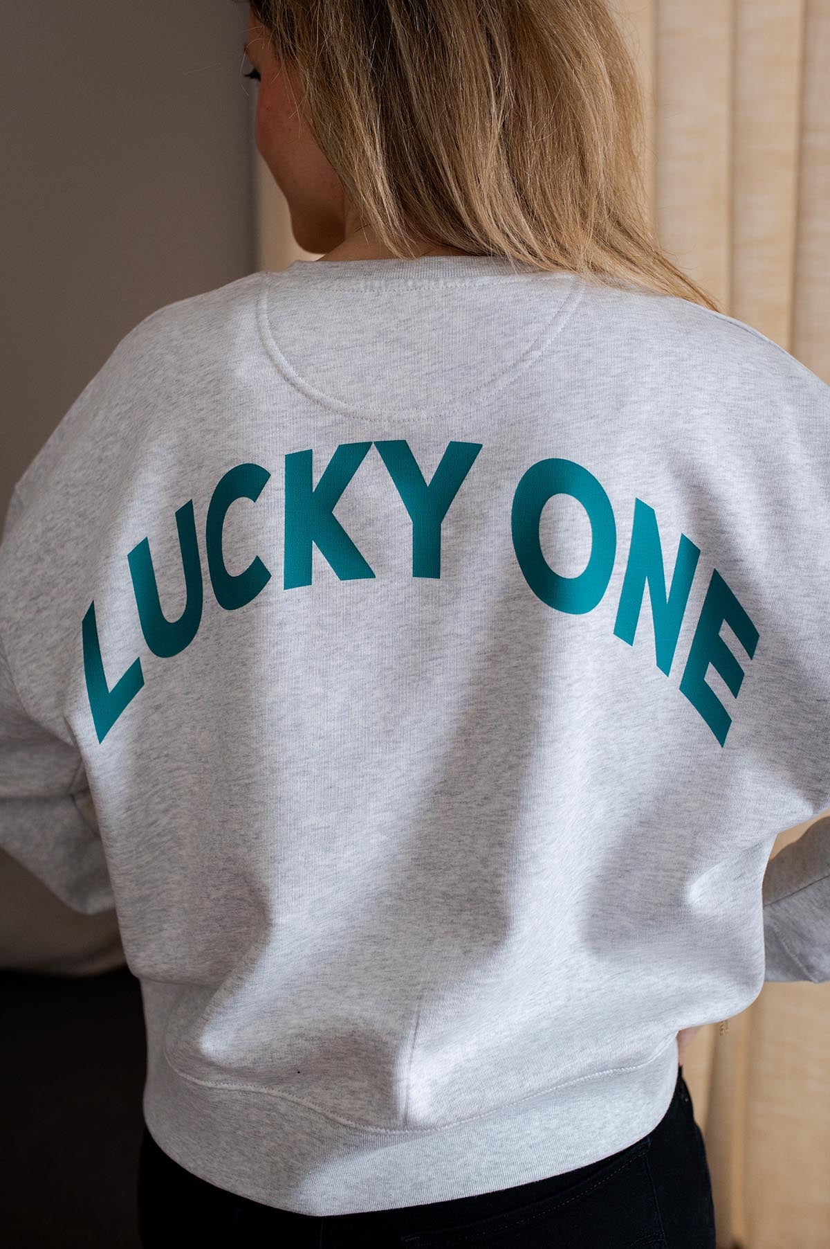 Lucky One - sweater - lichtgrijs