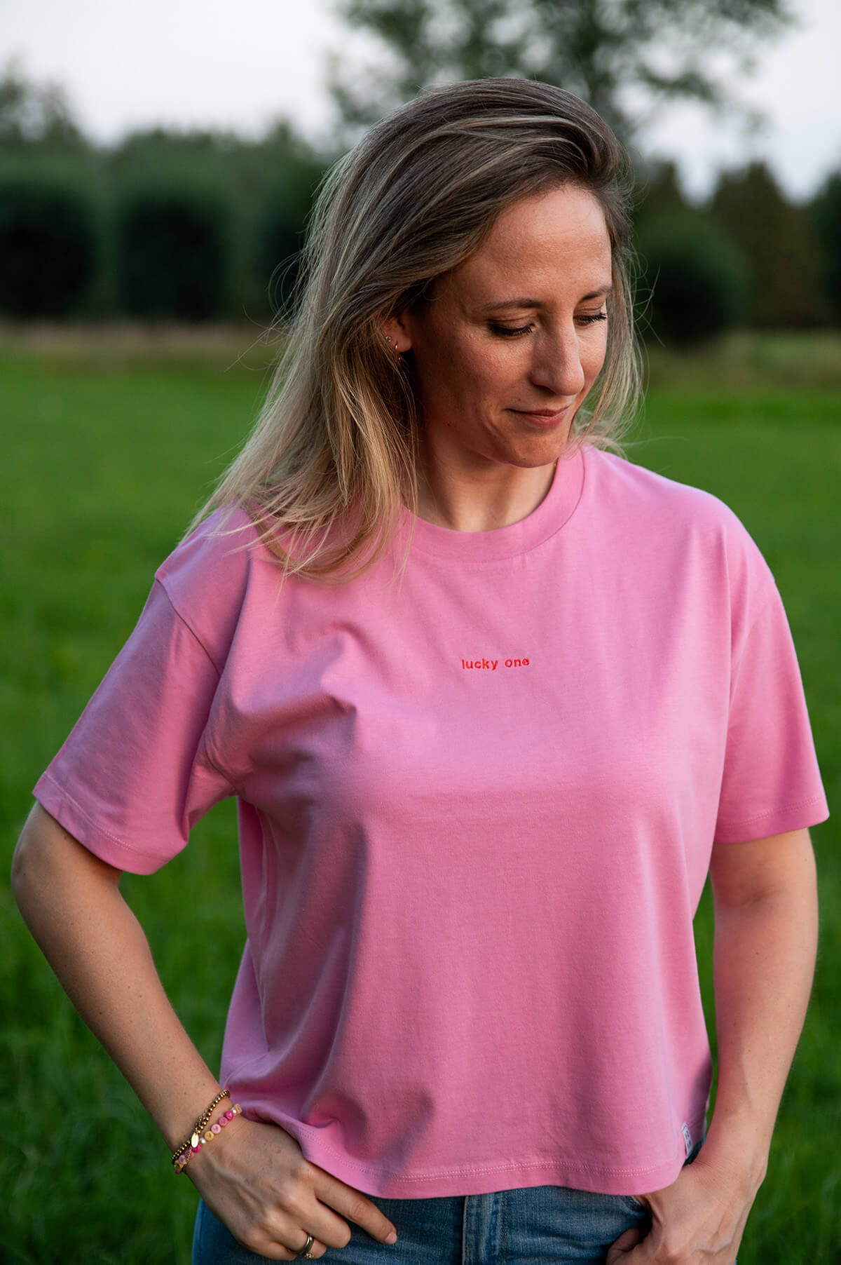 Lucky one - T-shirt - Roze