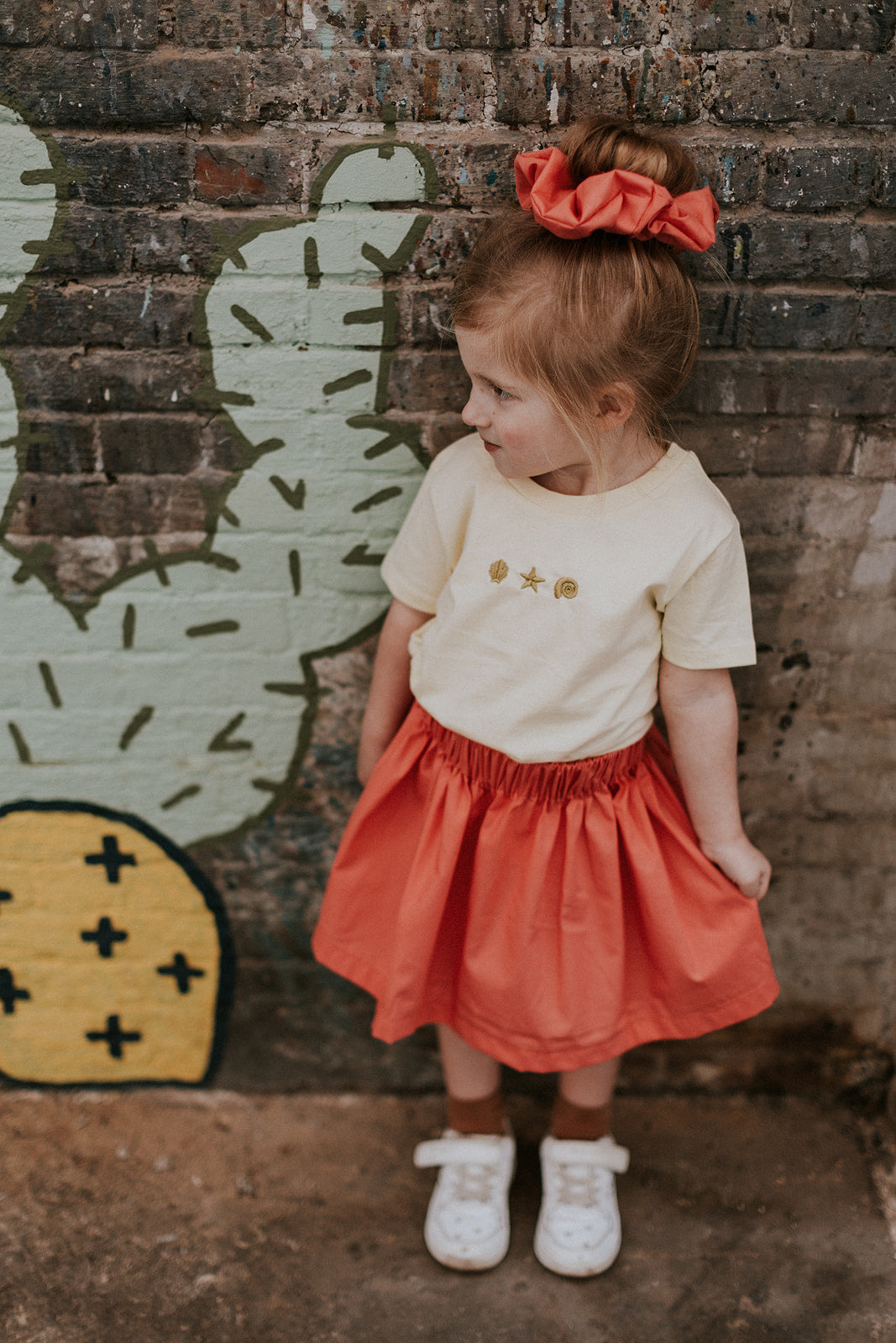 Rok kort peach - Mangos on Monday