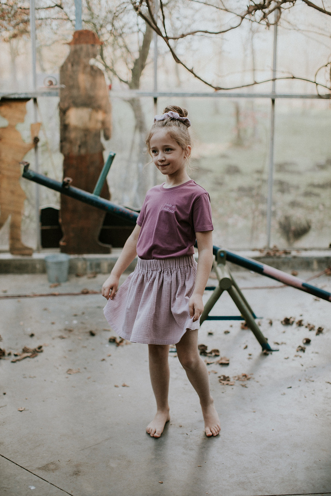 Oudroze korte tetra rok