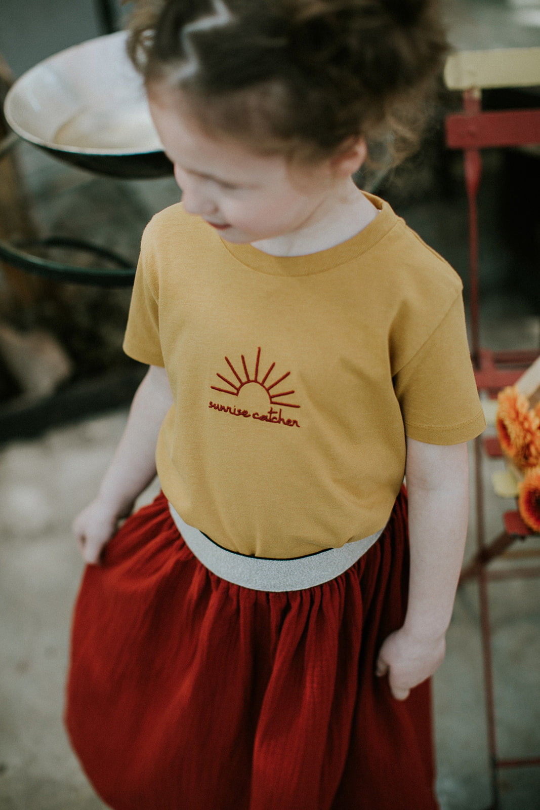 Roestkleurige lange tetra rok