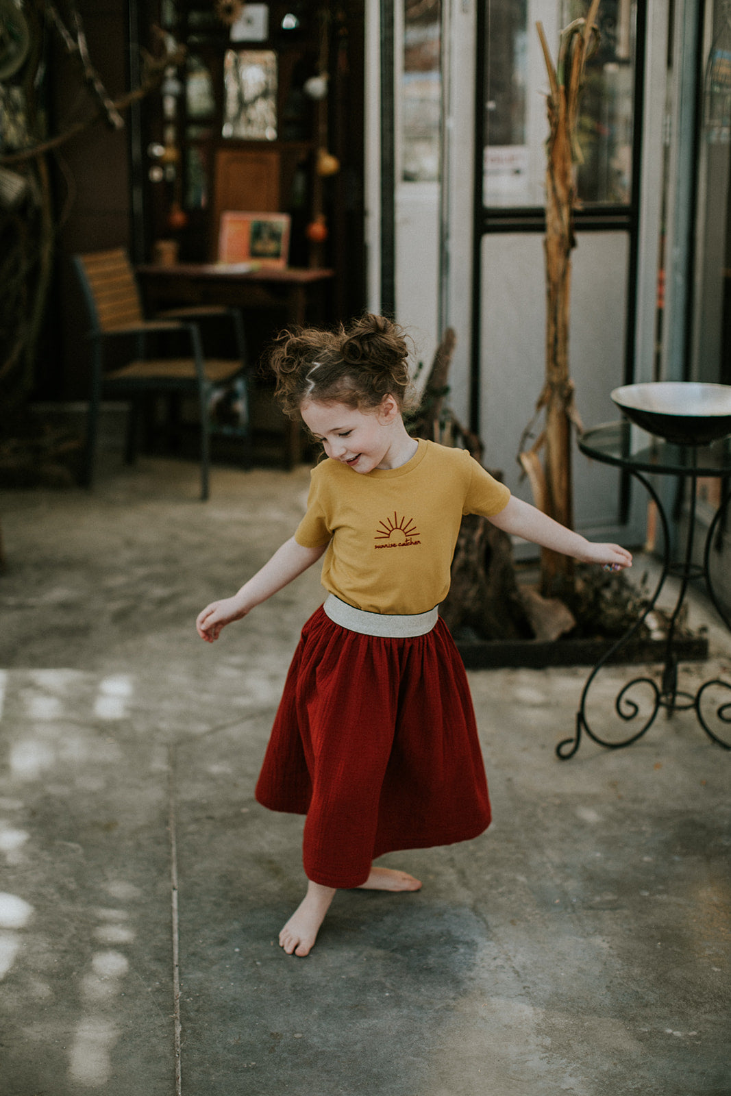 Roestkleurige lange tetra rok