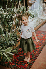 Groene korte tetra rok