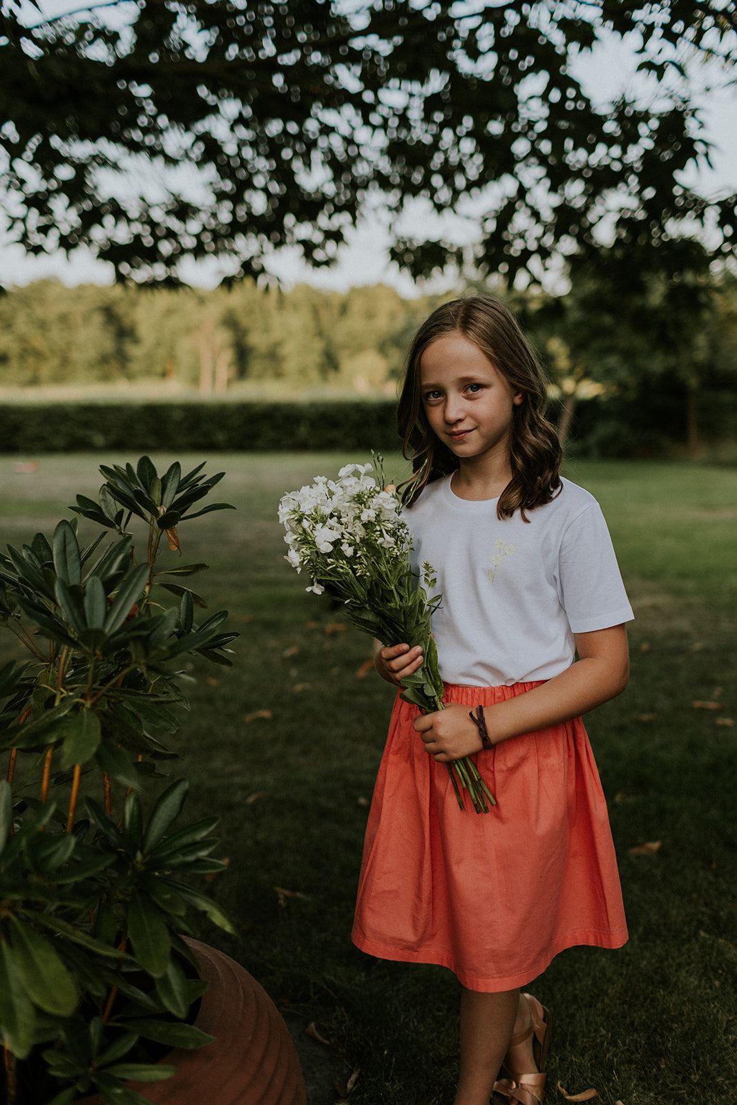 Rok kort peach - Mangos on Monday