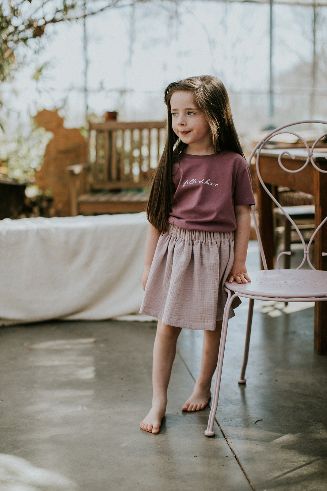 Oudroze korte tetra rok