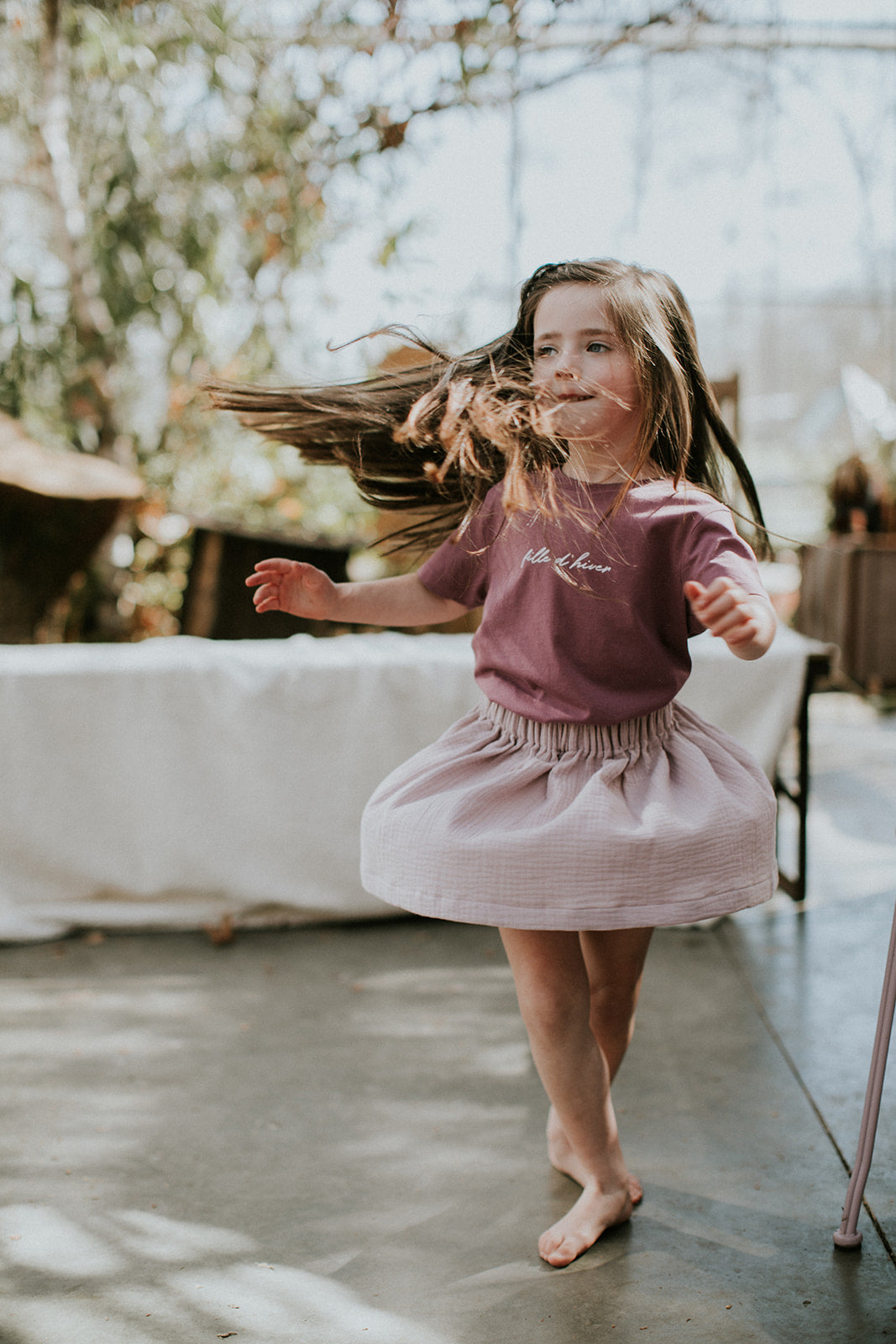 Oudroze korte tetra rok