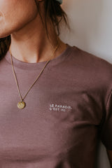 Le paradis, c'est ici t-shirt by Mangos on Monday