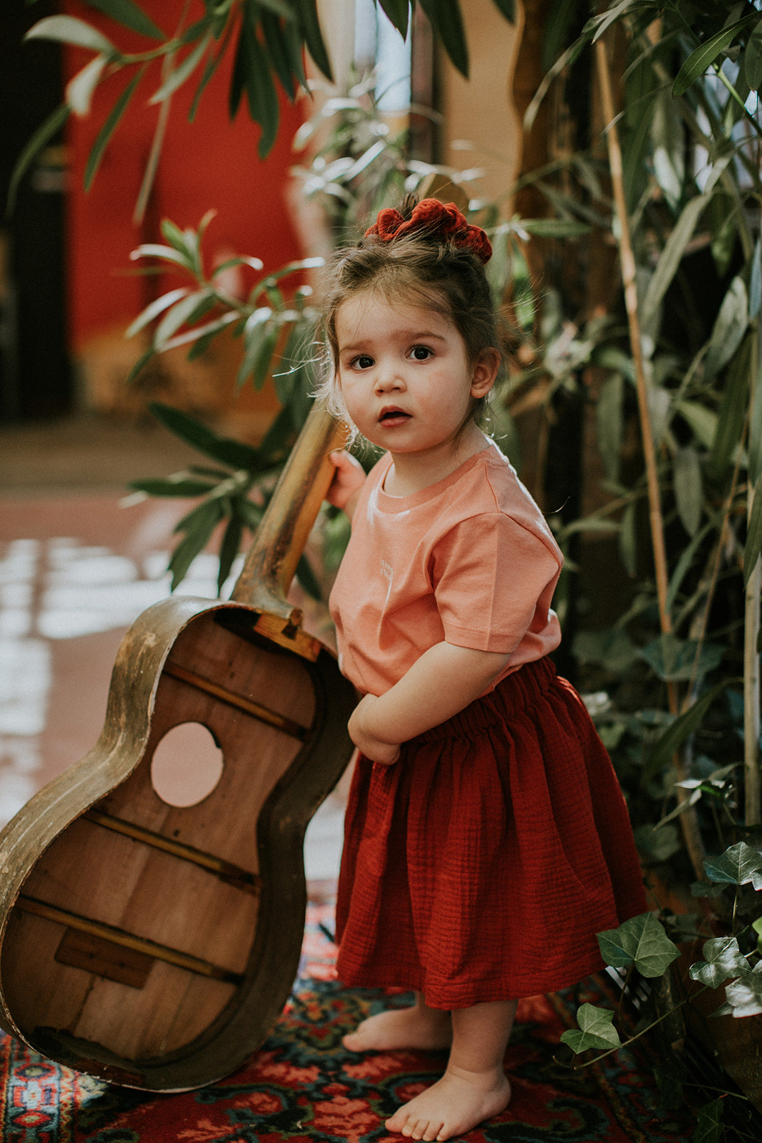 Roestkleurige korte tetra rok