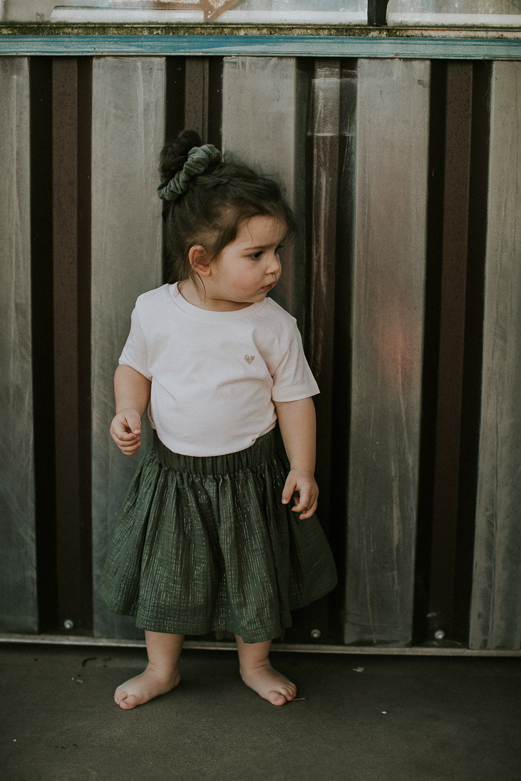 Groene korte tetra rok