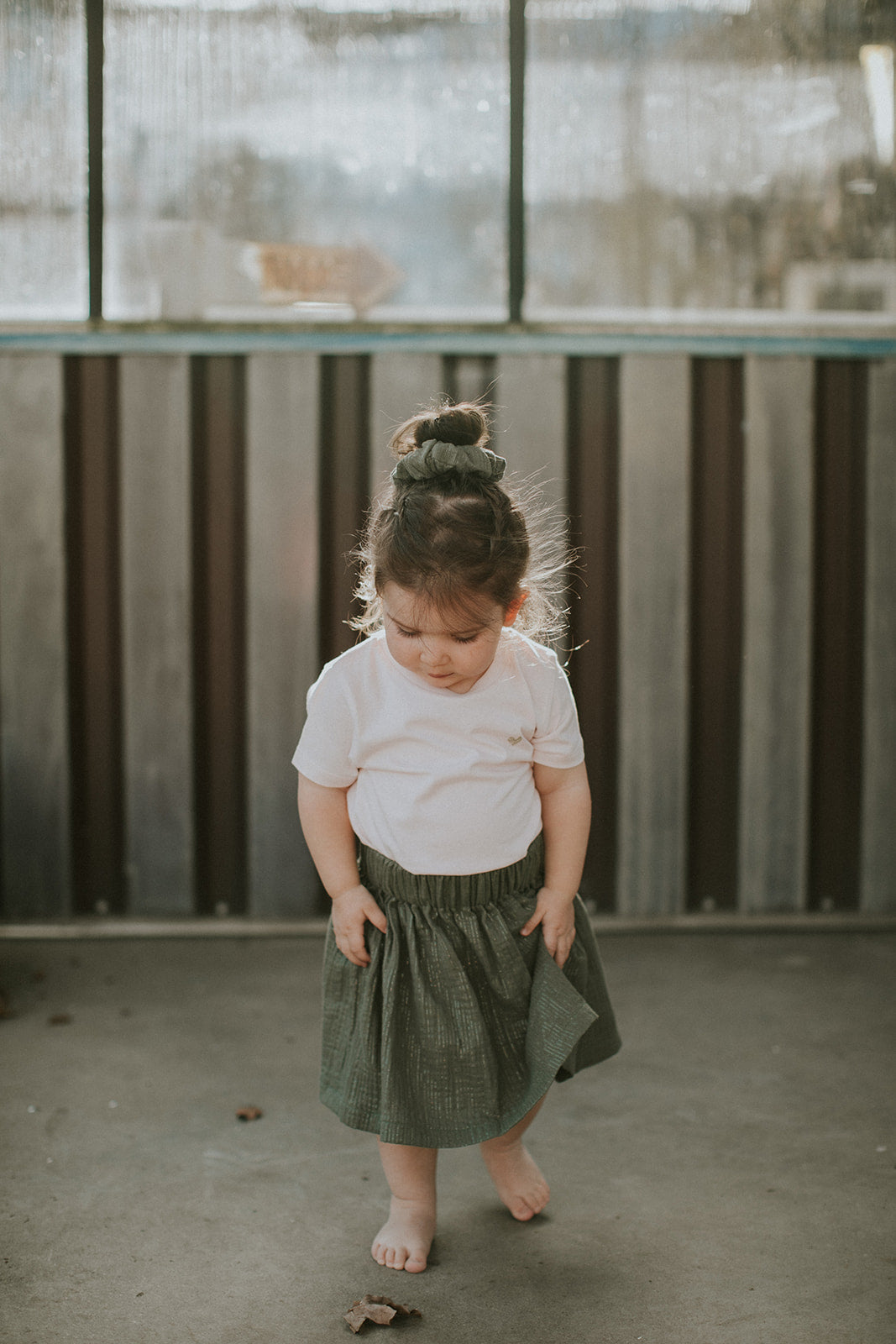 Groene korte tetra rok