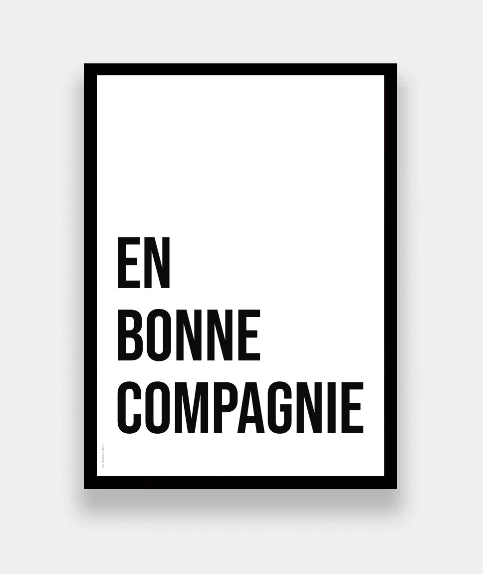En bonne compagnie - poster - Mangos on Monday
