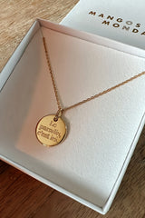 Le paradis, c'est ici - ketting goud - golden neckless - Mangos on Monday