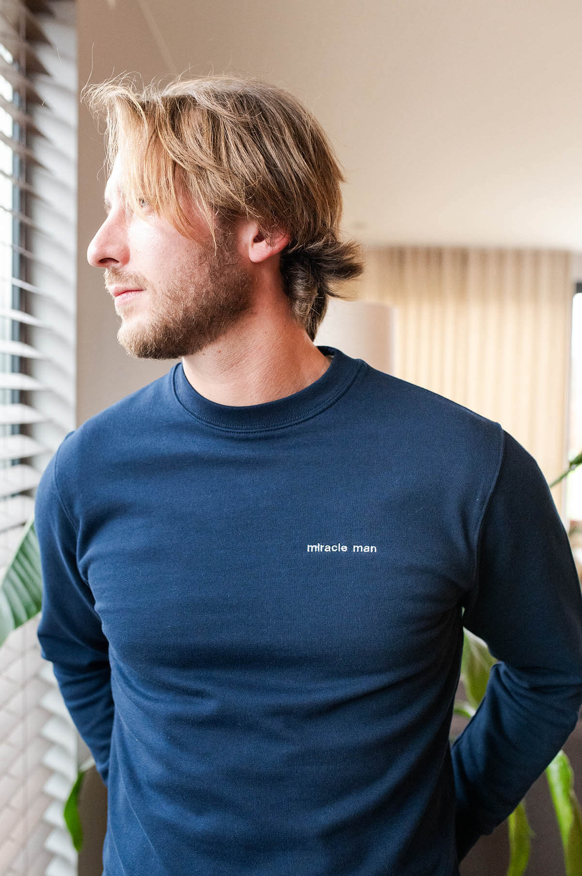 Miracle Man sweater - Blauw