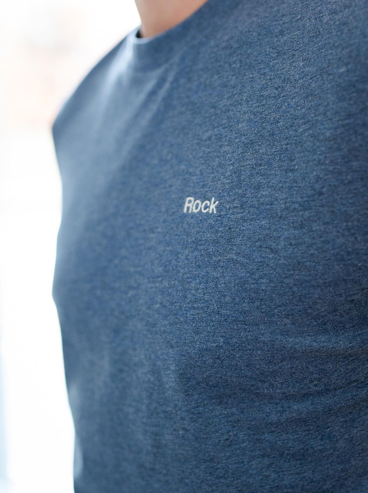 Rock t-shirt - Blauw - Mangos on Monday